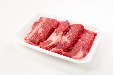 Çiğ biftek. Chuck göz devirme..