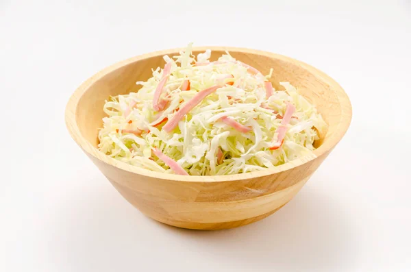 Couve Ralada Salada Presunto — Fotografia de Stock