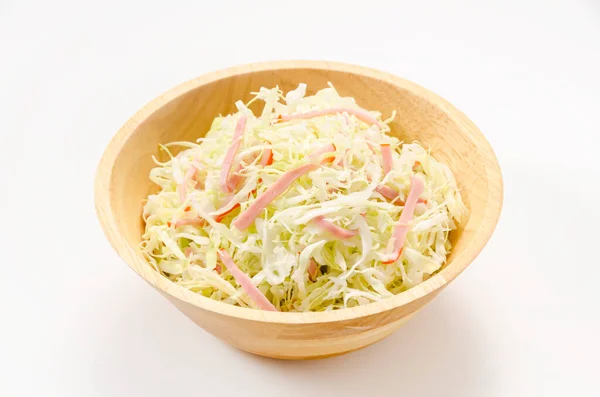 Couve Ralada Salada Presunto — Fotografia de Stock