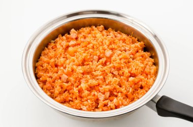 Tavuklu pilav, ketçaplı pilav, Japon yemeği.