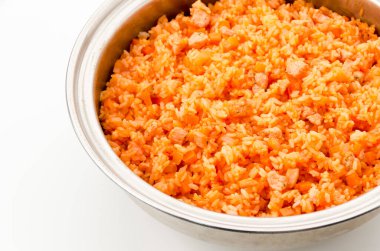 Tavuklu pilav, ketçaplı pilav, Japon yemeği.