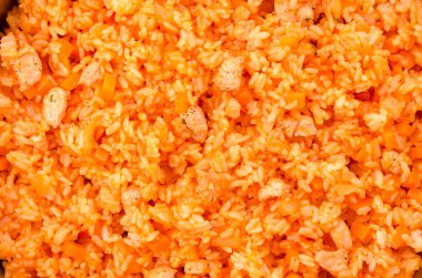 Tavuklu pilav, ketçaplı pilav, Japon yemeği.