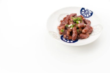 Japanese food, Miso Stir-Fry with Octopus clipart