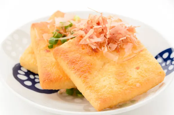 stock image crispy deep fried tofu