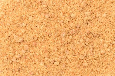 Pudralanmış kahverengi şeker dokusu arkaplanı