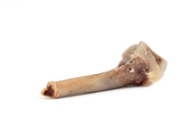 Tavuk kemiğinin yarısı.