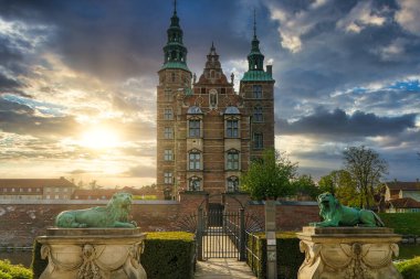 Kopenhag, Danimarka 'daki Rosenborg Kalesi.