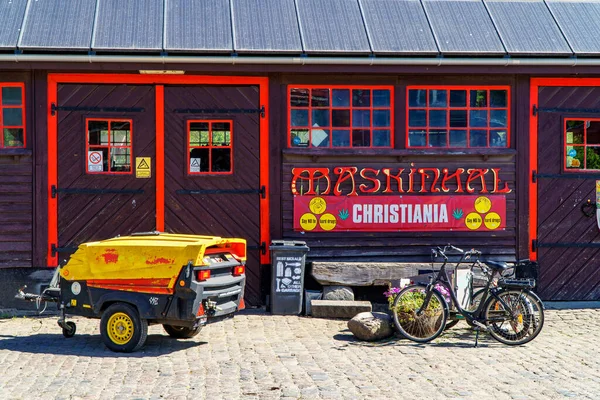 stock image Copenhagen, Denmark - 08.05.2022: Inside of Freetown Christiania.