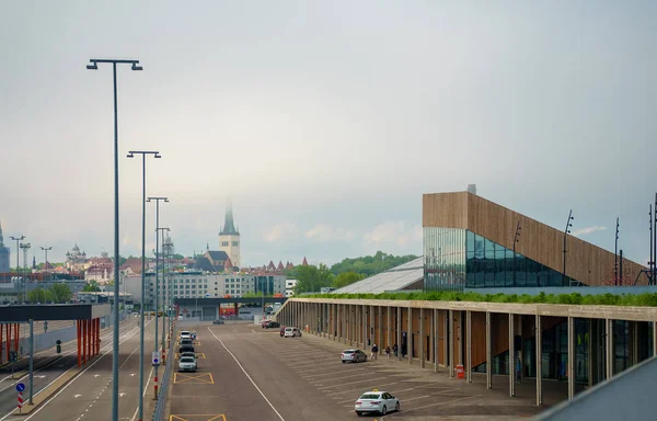 Tallinn Porto Transporte Passageiros Com Alfândega — Fotografia de Stock