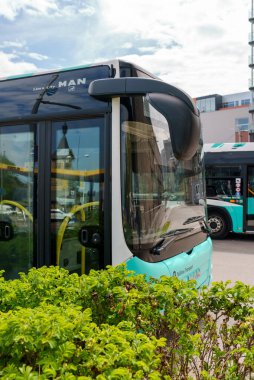 Tallinn, Estonya - 30.05.2022: Tallinn Şehir Otobüs Taşımacılığı.