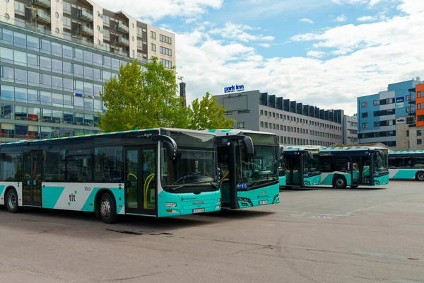 エストニアのタリン 2022年 タリン市バス輸送 — ストック写真