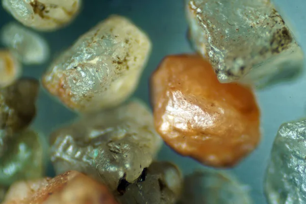 Microscopic World Sea Sand Grains — Stock Photo, Image
