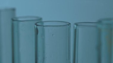 Pipet damlalarından laboratuvar test tüplerine düşür.