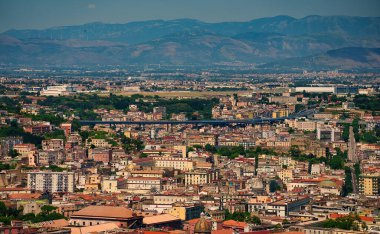 Napoli, İtalya 'nın manzarası.