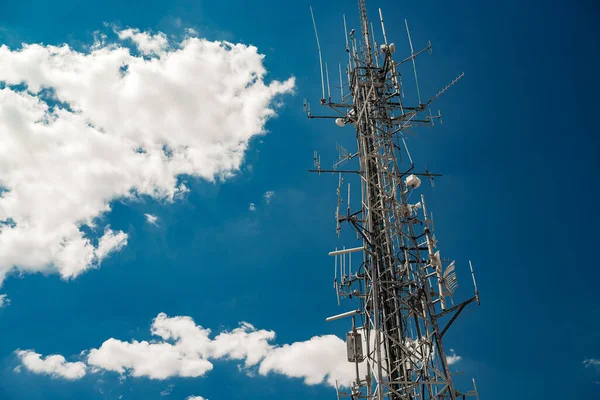 Telecommunication tower for TV, Internet and mobile connection.