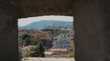 Sant Elmo şatosundan Napoli manzarası.