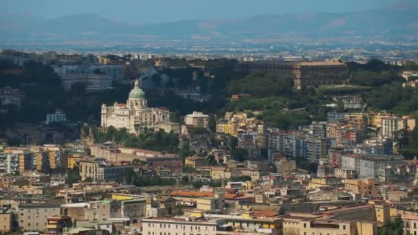 Utsikt Över Bostadsområdet Capodimonte Neapel Italien — Stockvideo