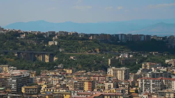 Вид Жилой Район Каподимонте Феллесе Италия — стоковое видео