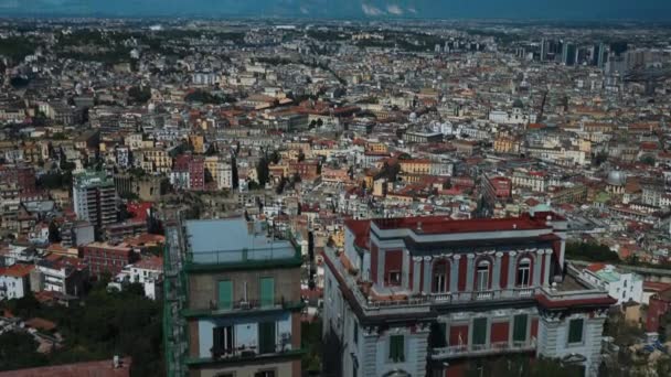Άποψη Της Κατοικημένης Περιοχής Capodimonte Της Νάπολης Ιταλία — Αρχείο Βίντεο