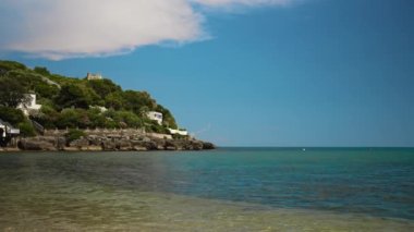 İtalya, Minturno 'daki Sassolini sahil şeridi..