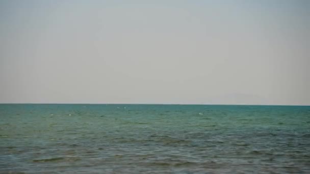 Ciepłe Morze Zwrotnik Fale Plaży — Wideo stockowe