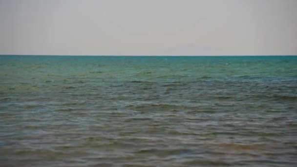 Теплі Морські Хвилі Пляжі — стокове відео
