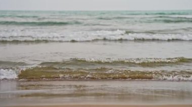 Mediterranean sea and fine sand beach.