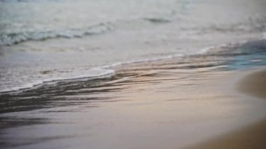 Mediterranean sea and fine sand beach.