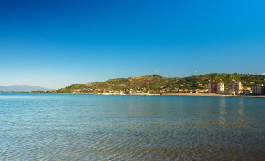 İtalya 'nın Akdeniz kıyısındaki Agropoli kenti.