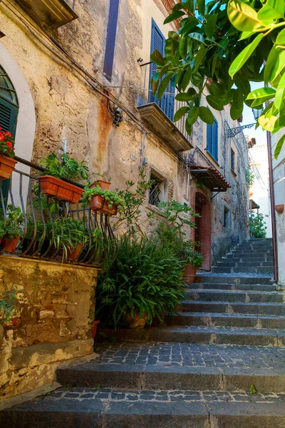 Улицы Старого Города Агрополи Италии — стоковое фото