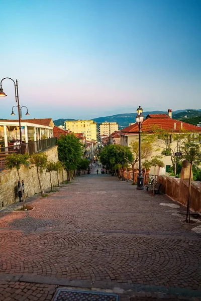 Agropoli 'nin en ünlü sokağı, Via Filippo Patella.