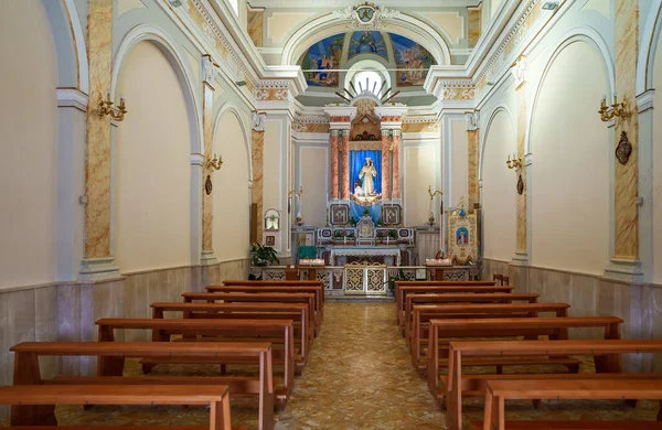Kościół Matki Bożej Konstantynopolitańskiej Agropoli Włochy — Zdjęcie stockowe