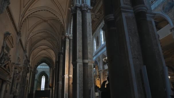 Talya Napoli 2022 Mary Nin Varsayımının Katedrali — Stok video