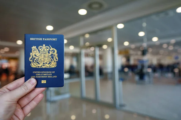 Κάτοχος Διαβατηρίου Ηνωμένου Βασιλείου — Φωτογραφία Αρχείου