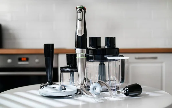 Frullatore Cucina Con Accessori Robot Cucina — Foto Stock