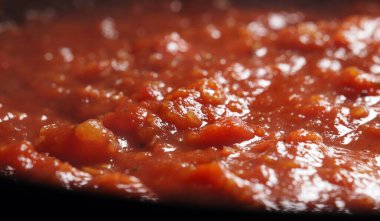 Pizza için ketçap ya da domates sosu..