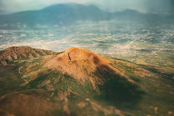 Italian Vesuvius Volcano Air — Stock Fotó