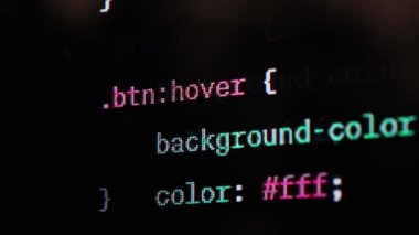New York, ABD - 31.05.2023: Chatgpt tarafından yazılmış HTML kodu. Yazı.