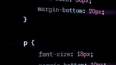 New York, ABD - 31.05.2023: Chatgpt tarafından yazılmış HTML kodu. Yazı.