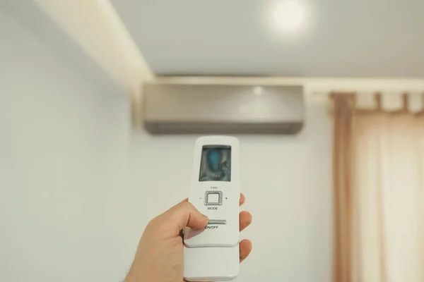 Handbediening Voor Airconditioner — Stockfoto