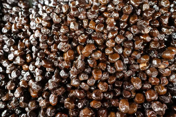 Aceitunas Negras Secas Mercado — Foto de Stock