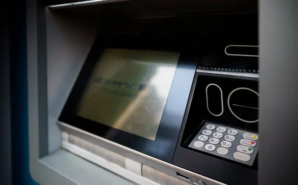 ATM for cash dispensing in Greece.