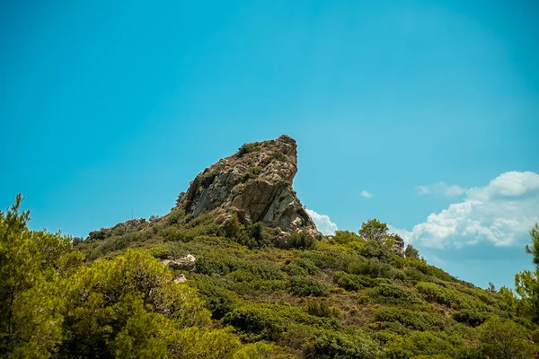 Yunanistan 'da güzel bir kaya parçası.