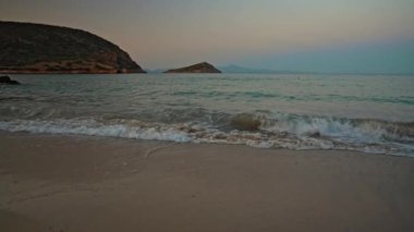 Avlaki 'deki gizli sahil Panoraması, Yunanistan' daki Porto Rafti.