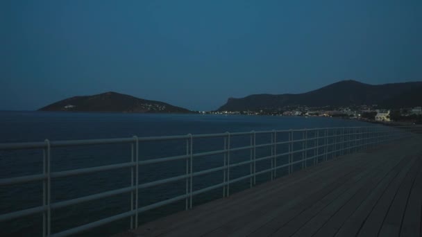 Nabrzeże Miasta Porto Rafti Grecji — Wideo stockowe