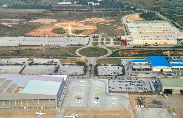 Del Den Internationella Flygplatsen Aten Stockfoto