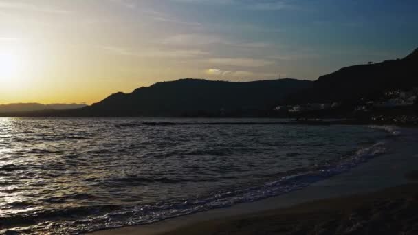 Pefki Strand Mit Häusern Auf Der Insel Rhodos Lizenzfreies Stock-Filmmaterial