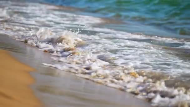 Тропічні Морські Хвилі Пляжі — стокове відео