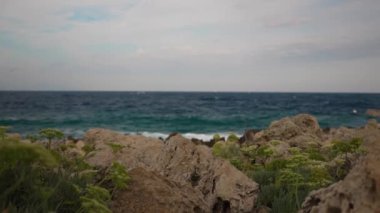 Fransız Rivierası 'ndaki Akdeniz.