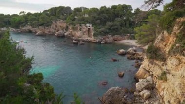 Antibes Körfezi Milyarderleri Güney Fransa 'da Kaptan d' Antibes 'de.